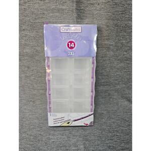 Craftmates Lockable 2XL Craft & Sewing Supplies Storage 14 Compartment Beads